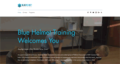 Desktop Screenshot of bluehelmettraining.com